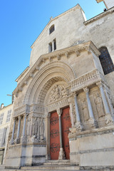 Fototapeta na wymiar Camargue, Provenza, Arles, Piazza della Repubblica