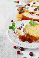 freshly baked cupcake