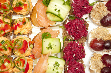 Variations of finger food