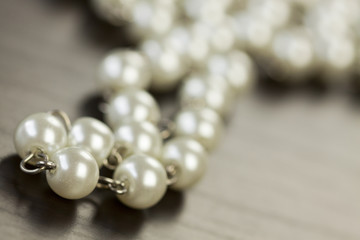 Scratched and tarnished old silver jewellery