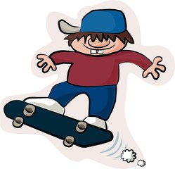 skateboard flyer