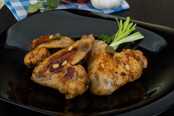 Roasted chicken wings