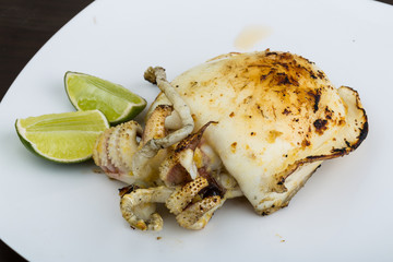 Grilled cuttlefish