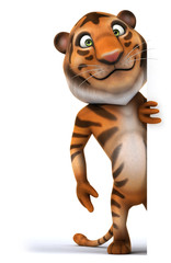 Obraz na płótnie Canvas Fun tiger