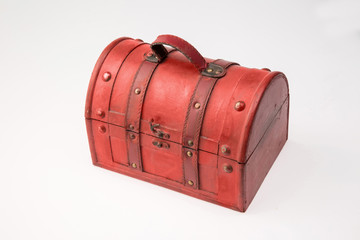 Antique wooden chest