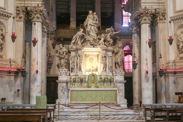 Naklejka premium Altar of Santa Maria della Salute in Venice