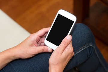 Smart Phone with Blank Screen