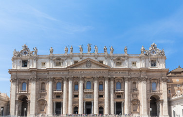 Fototapeta na wymiar St Peter's Basilica