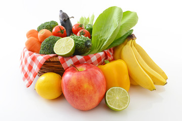 新鮮な野菜と果物