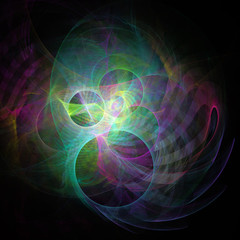 Abstract fractal background