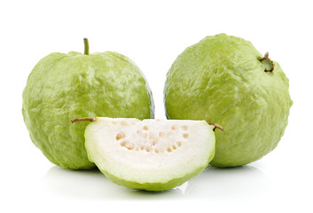 guava on white background