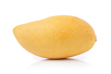 Ripe mango isolated on white background