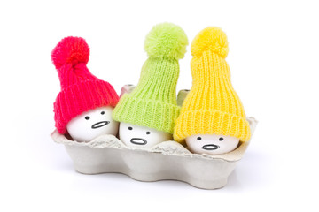 eiertrio beim tratschen