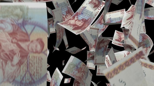 Falling Sweden Krona animation