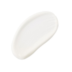 Skincare lotion on white background