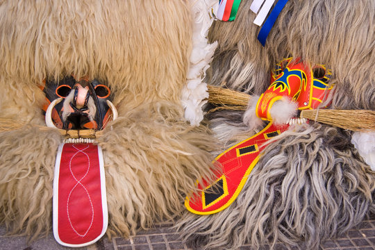 Slovene old traditional carnival mask