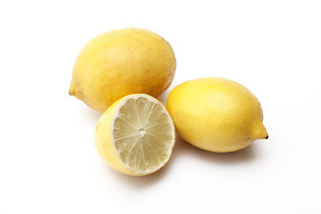 Lemon group on background