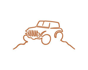 Offroad Lineart