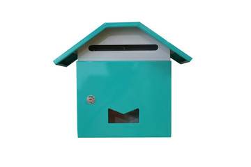 Green letterbox.