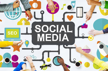 Social Media Social Networking Connection Global Concept