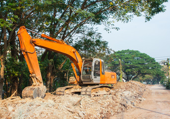 backhoe loader