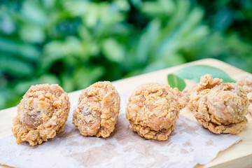 Fried chicken leg