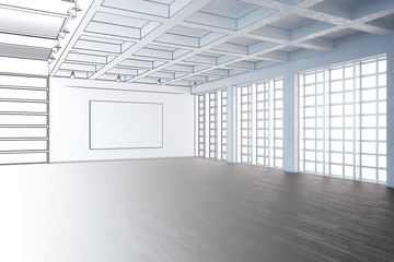 Büro Neubau (Zeichnung)