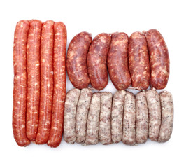 Different type of  sausage