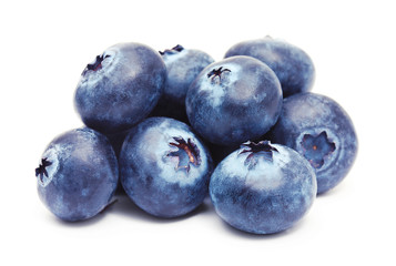 Blueberry isolated on white