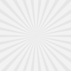 Obraz premium Gray sunburst with ray of light. Template background.