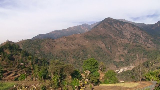 Panoraming mountain landscape