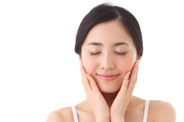 Asian woman skincare image