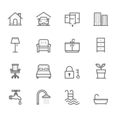 House and Real Estate Icons