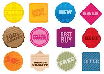 Marketing Sales Labels and Signs for Retail Business