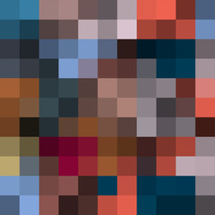 Abstract background in pixel style