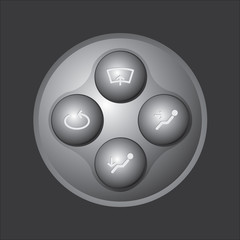 Car user interface buttons