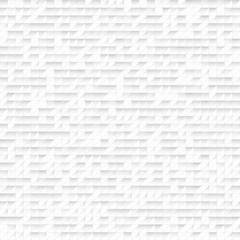 White seamless mosaic pattern. Vector illustration