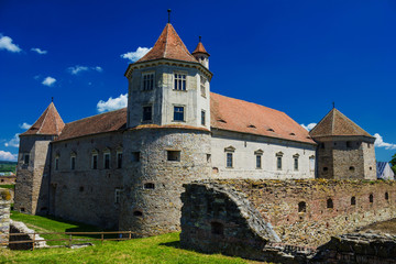 Fototapeta na wymiar Fagaras fortress and castle - Fagaras, Romania, Transylvania