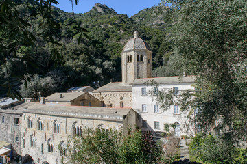 Fototapeta na wymiar San Fruttuoso, abbazia