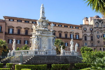 Fototapeta na wymiar Palazzo dei Normanni in Palermo, Sicily