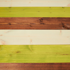 Paint coated wooden boards