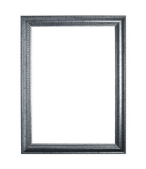 Fototapeta premium Empty copyspace wooden picture frame isolated