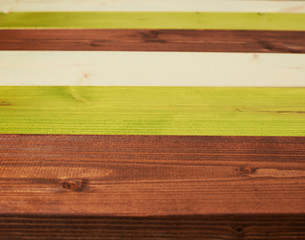 Paint coated wooden boards