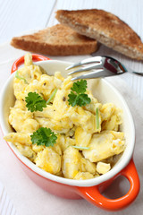 Rührei zum Frühstück
