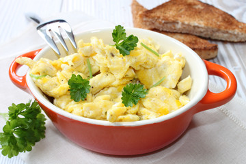 Rührei zum Frühstück