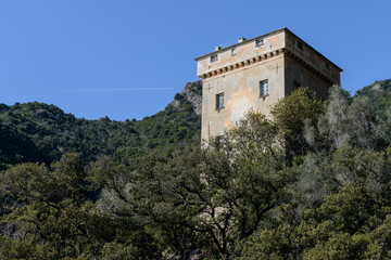 Fototapeta na wymiar San Fruttuoso, torre