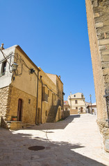 Alleyway.  Acerenza. Basilicata. Italy.