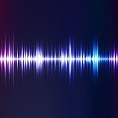 Abstract music equalizer. colorful vector illustration.