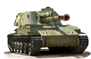 Soviet self-propelled howitzer