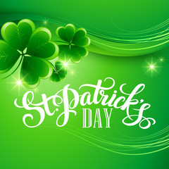 St. Patrick's Day Background. Vector illustration
